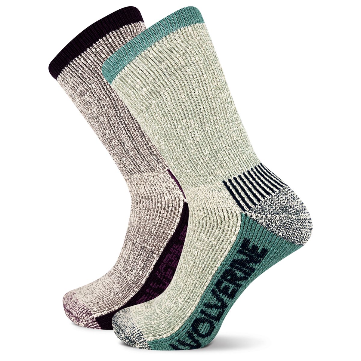 2-PK Luton Thermal Crew Sock - Socks | Wolverine